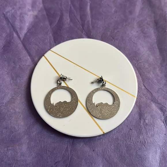 Earrings with flowered design. 3 for $20 - Picture 2 of 2